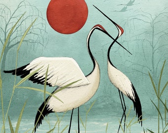 Cranes - Artprint (3 different sizes)