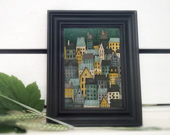 City by night - Art print (3 different sizes)