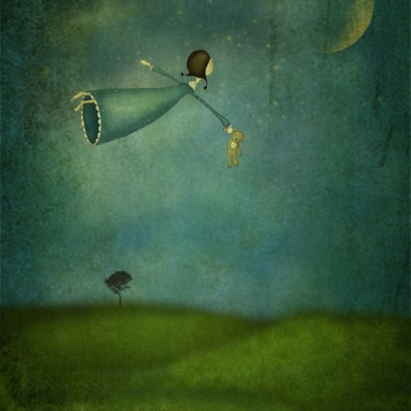 Fly me to the moon - Art print (3 different sizes)