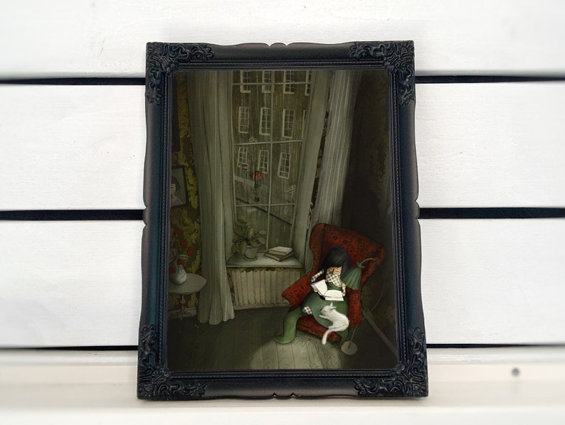 Art print 3 different sizes Little reader