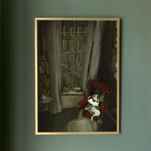 Art print 3 different sizes Little reader