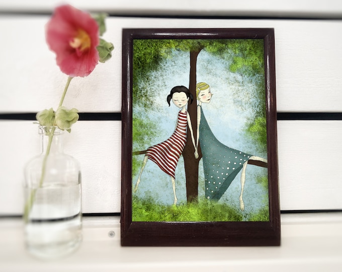 Friends Illustration Print | Etsy