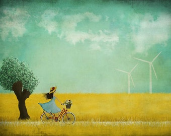 Bikeride -  Art print (3 different sizes)