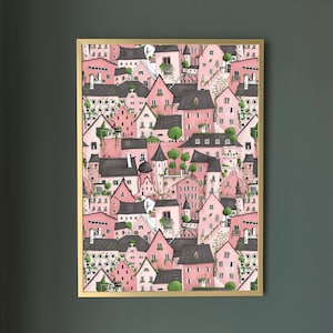 Pink City - Art print (3 different sizes)