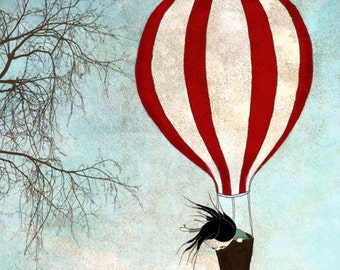 Up in the sky - Art print (3 different sizes)