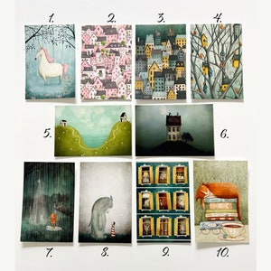 Set of 5 cards any of your choice zdjęcie 1