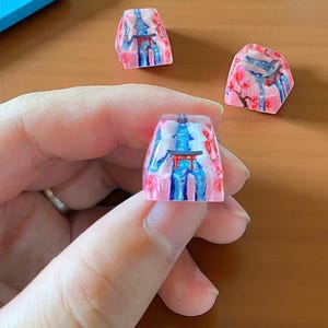 Heaven’s Gate Resin Keycap – Handmade Artisan Keycap for Mechanical Keyboard, Fantasy Style, Collector’s Desk Gift