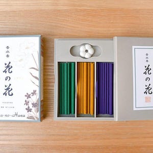 Japanese Floral Incense Sticks Set: Hana-no-Hana (Flower of Flowers)