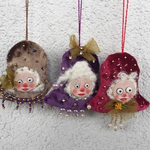 Christmas bells ornaments, Christmas crazy bells decorations for home