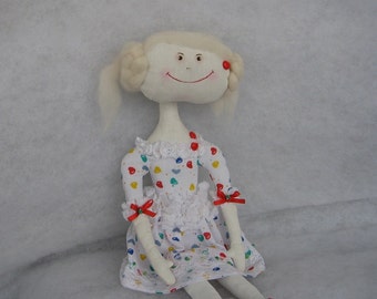 Primitive doll Primitive art doll Cloth doll Collecting doll Soft sculpture Human figure doll