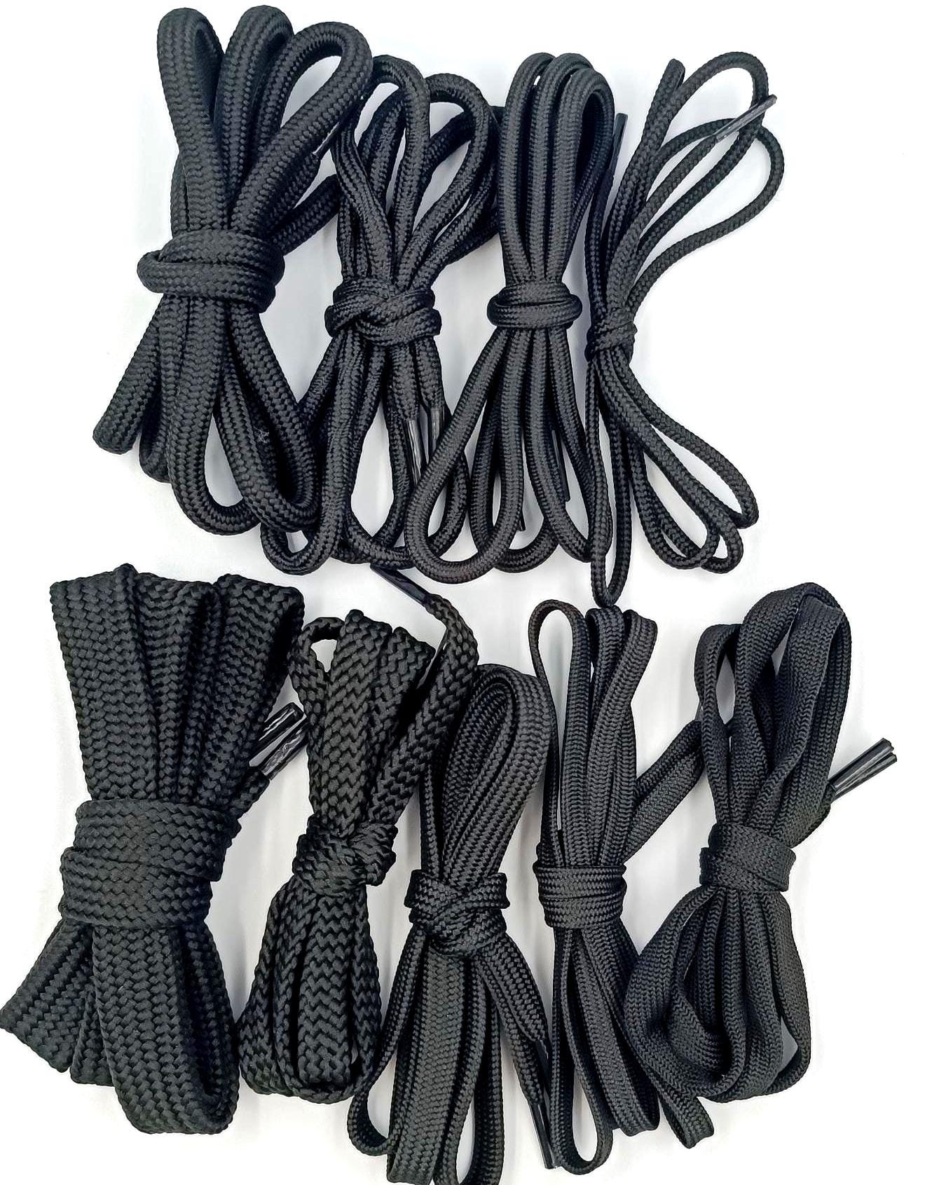 Springy Laces Shoelace Set 9 Styles | Spring Shoelace Replacement | Flat & Round ...
