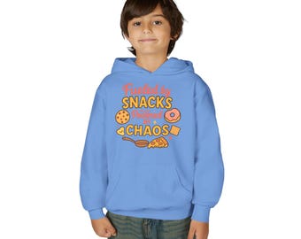 Youth Heavy Blend Hooded Sweatshirt, cozy Clothing, Kids Gift, Warm Pullover,  Kids Hoodie, Comfortable Wear, Unisex sweater,