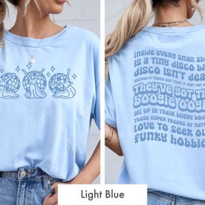 Disco Snails T-Shirt: Viral TikTok Song Graphic Tee image 5