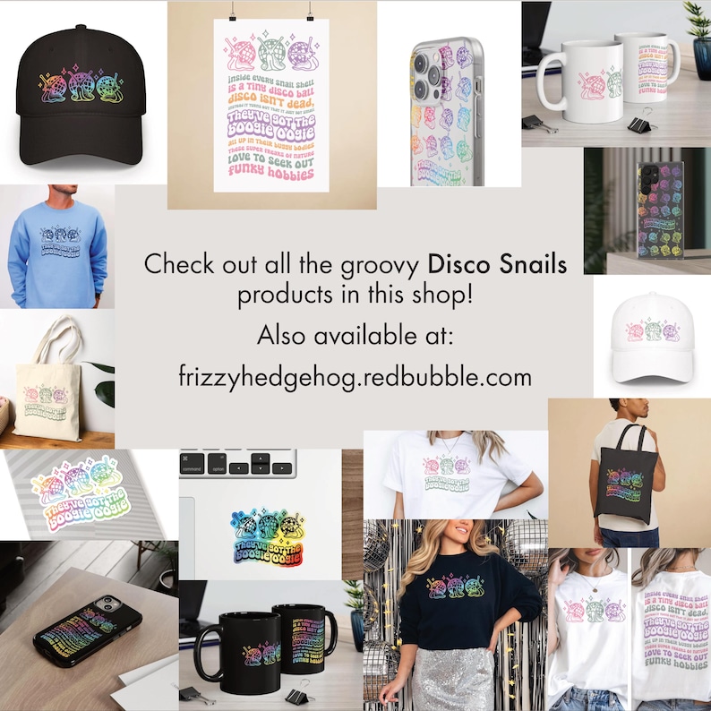 Disco Snails T-Shirt: Viral TikTok Song Graphic Tee image 11