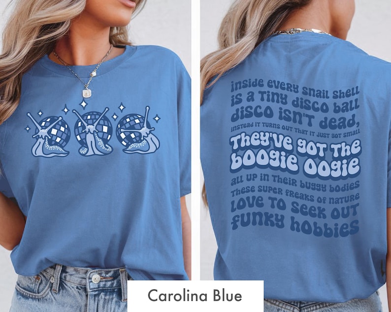 Disco Snails T-Shirt: Viral TikTok Song Graphic Tee image 3