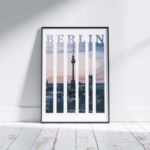Berlin | Germany | Berlin TV Tower | Berlin Wall art | Berlin print | Berlin TV Tower print | Digital print