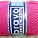 Fuchsia Chunky Yarn Wool Blended Knitting Yarn 100g. Dark Pink NM.1.65 Bravo Class Wool