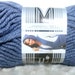 Chunky Knitting Yarn Navy Blue Wool Blended Yarn Alize Superlana Maxi