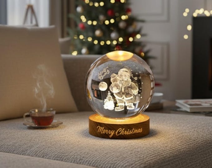 Personalized Snow Globe with Photo | Custom Family or Couple Gift | Christmas Keepsake | Photo Snow Globe | Holiday Gift Idea