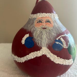 Christmas Santa Gourd