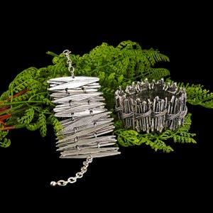 Boho Silver Cuff Bracelet | Bold Adjustable Tribal Jewelry | Artistic Ethnic Statement Bangle | Handmade Bohemian Gift for Women