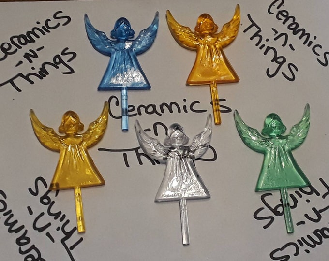Vintage Large Angel Topper Assorted Colors For Ceramic Christmas Trees