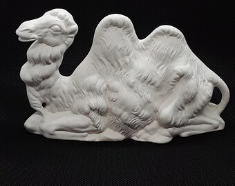 Ceramic Bisque ( Large Nativity Camel with two humps )