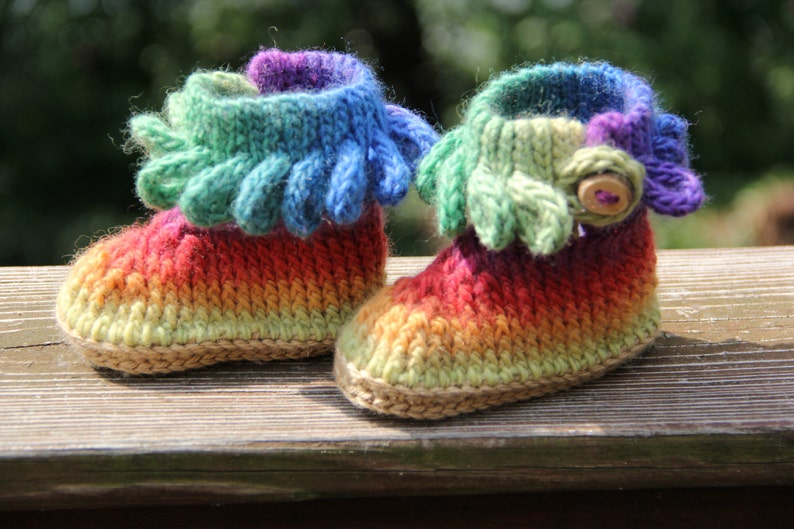 CROCHET PATTERN: Knit-Look Braid Stitch Booties Baby Sizes Permission to Sell Finished Product image 3