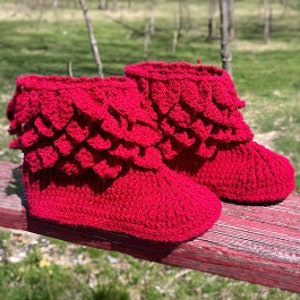 NEW 2024: MOMMY and ME Spring Leaves Booties (Adult Sizes)