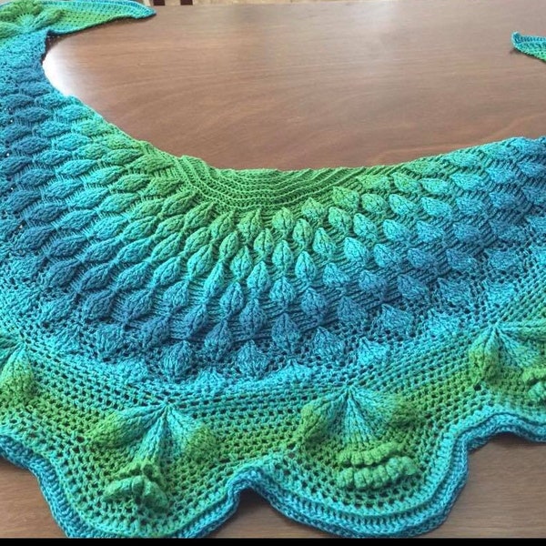 Embossed Crochet Mystery Shawl