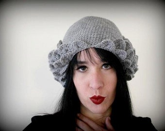 CROCHET PATTERN: Crocodile Stitch Flapper Hat - Permission to Sell Finished Product