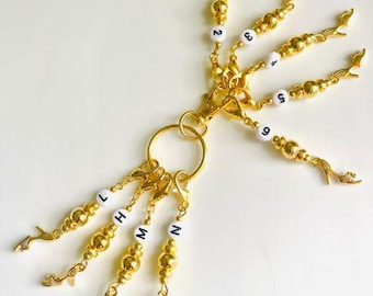 Juego de 9 marcadores de puntos para tejer a crochet