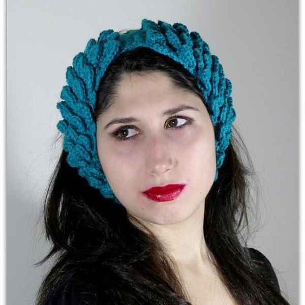 Crocodile Stitch Convertible Headband & Cowl