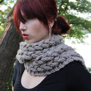 CROCHET PATTERN: Knit-Look Braided Scarf Permission to Sell Finished Product image 2