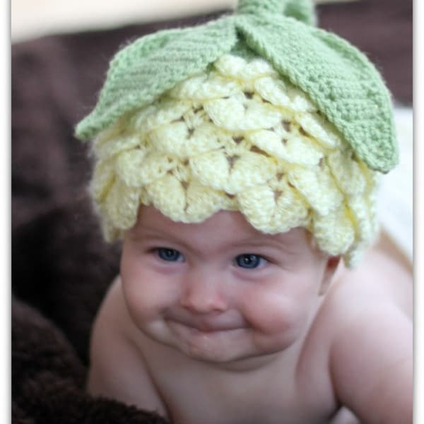 CROCHET PATTERN; Crocodile Stitch Flower Hat (5 sizes) - Permission to Sell Finished Product