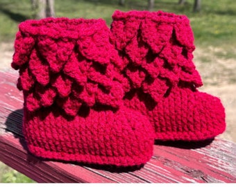 NEW 2024: MOMMY and ME Spring Leaves Booties (Baby Sizes)