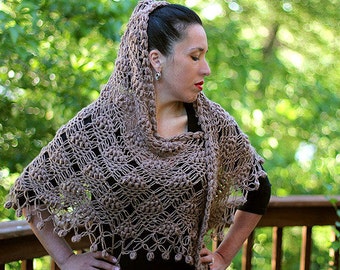 CROCHET PATTERN: Flamenco Shawl - Permission to Sell Finished Product