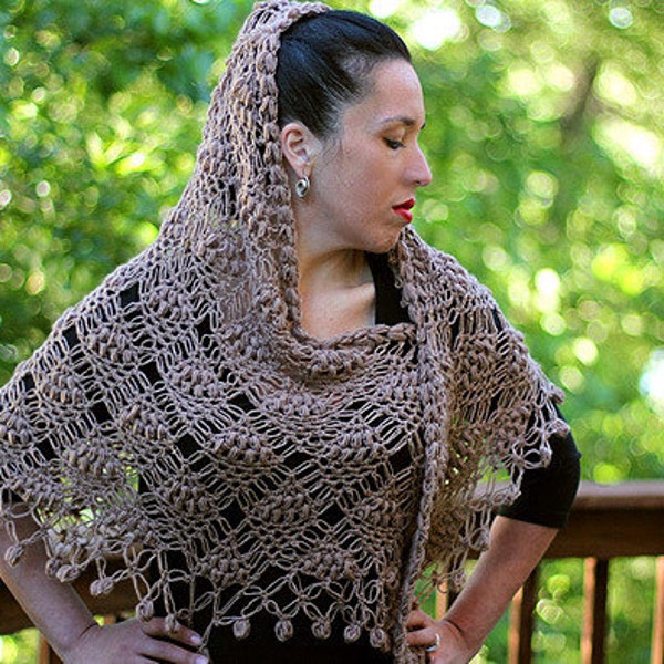 CROCHET PATTERN: Flamenco Shawl - Permission to Sell Finished Product