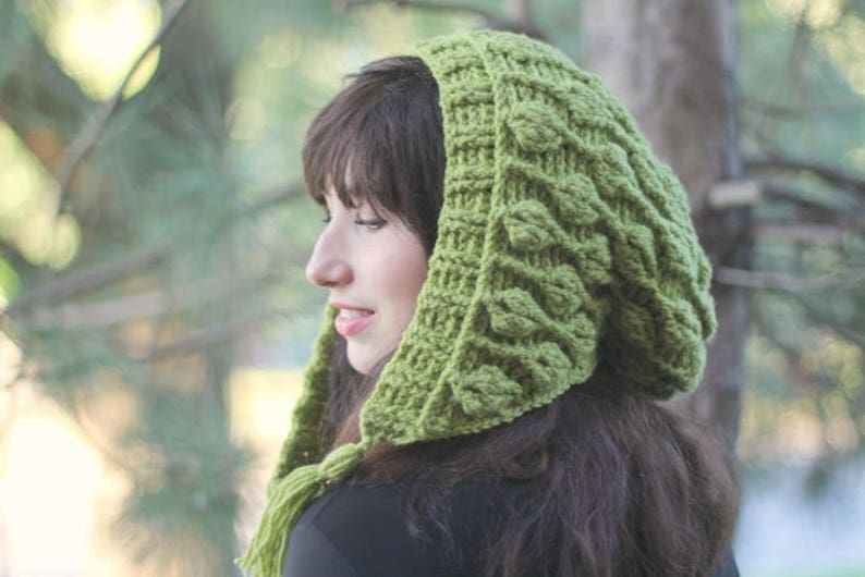 crochet hooded hat pattern