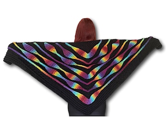 CROCHET PATTERN:  Embossed Fascination Shawl - Permission to Sell Finished Product