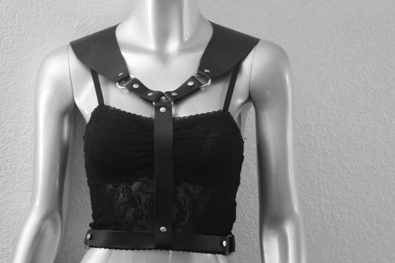 Naturel Leather Harness Women Body Harnes Leather Harness Belt Etsy