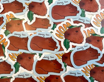 Capybara Stickers Waterproof Vinyl Decal