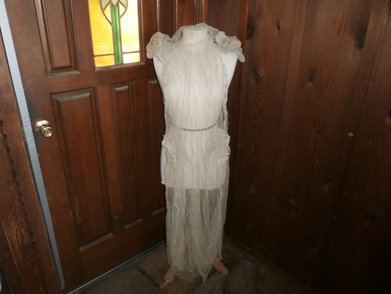 Edwardian Wedding Dress net dress collectible circ