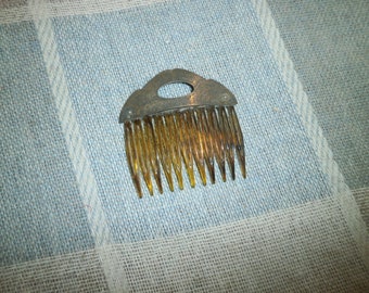 Victorian Hair Comb Peuter