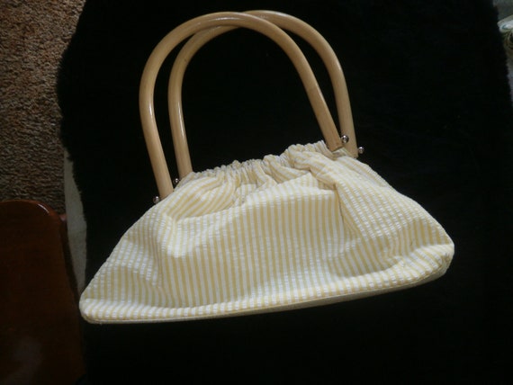 light yellow handbag