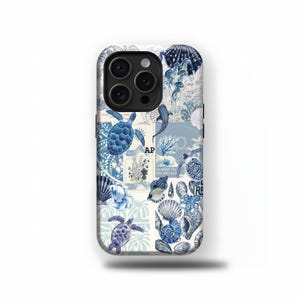 Whale Shark Coral Reef Phone Case Ocean Protective Case For iPhone 16 15 14 13 12 11 Pro Max 8 Plus X, Samsung Galaxy S24 S23 S22 S20 Ultra