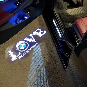 High quality BMW LED Welcome Door Light Projector | Set of 2 with Light & Distance Sensors | Compatible with All BMW Models