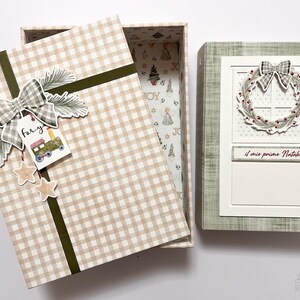MEIN ERSTES WEIHNACHTEN - handgefertigte Erinnerungsbox und Fotoalbum. Zum Bewahren der schönsten Erinnerungen. Geschenkidee.