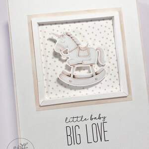 Scatola dei ricordi e album porta foto fatto a mano "Baby Girl". Idea regalo per nascita, battesimo e primo compleanno.