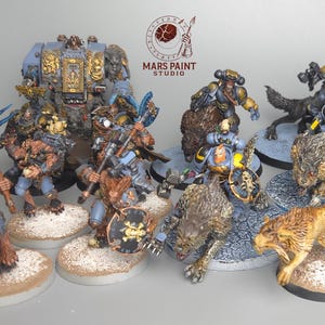 Space Wolves Army (Сommission Painting)